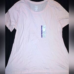 XXL Ladies Pink Crewneck Tee